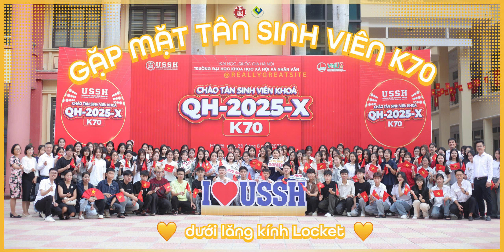 TÂN SINH VIÊN K70 - KHỞI ĐỘNG HÀNH TRÌNH TẠI KHOA LƯU TRỮ HỌC VÀ QUẢN TRỊ VĂN PHÒNG