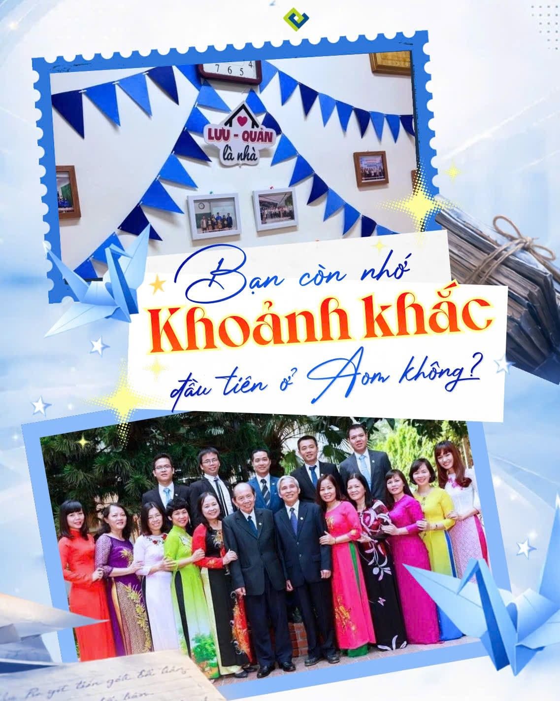 KHOẢNH KHẮC ĐẦU TIÊN TẠI AOM - BẠN CÒN NHỚ KHÔNG?