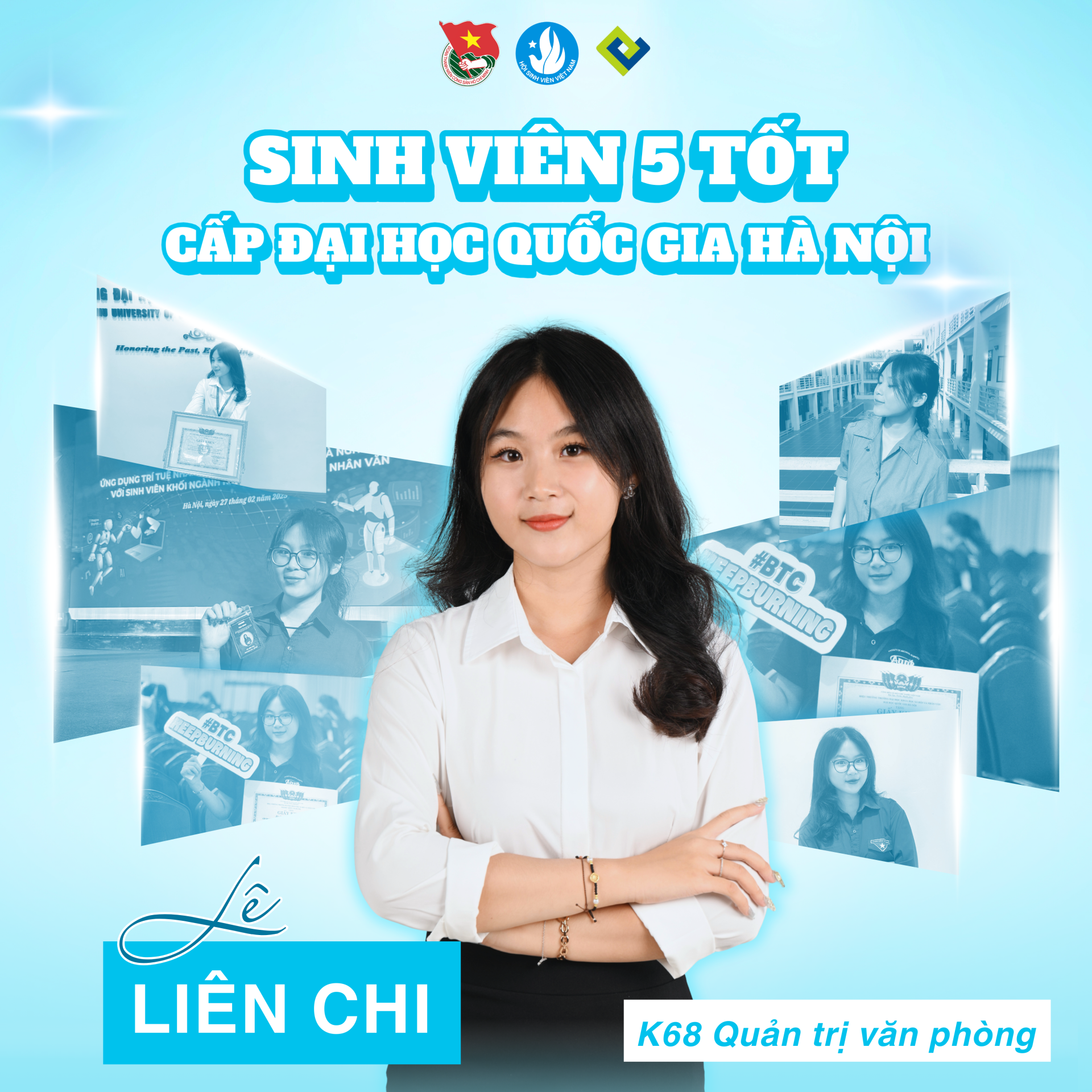 Lê Liên Chi - sinh viên năng động, nhiệt huyết và bản lĩnh